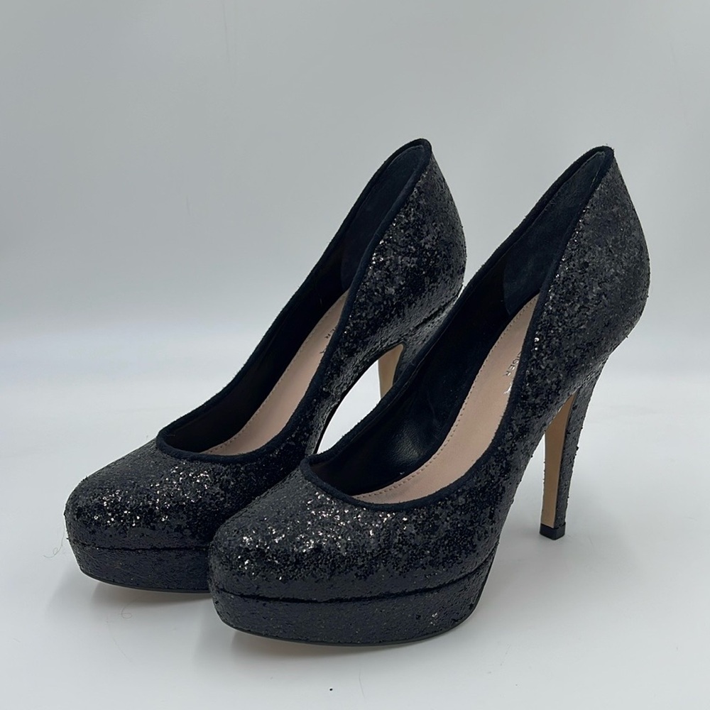 Carvela Kurt Geiger Black Sparkly High Heels Size 36